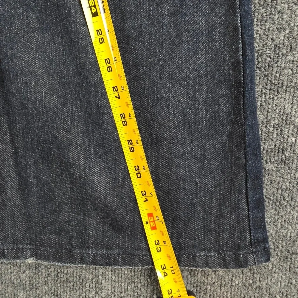Rewash Vintage Reunion‎ Distressed Flare Jeans Dark Wash Blue Womens 13/31 Curvy